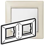                  Valena Жемчужный Рамка 2-ая горизонт. | 770482 | Legrand
               