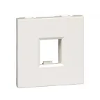 Altira Белый Плата лицевая W45 2 модуля 1xKeystone RAL9010 | RIN-144-BE | SE