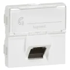                  Mosaic RJ45 UTP 6a 2м угол 45° Белая | 076509 | Legrand
               