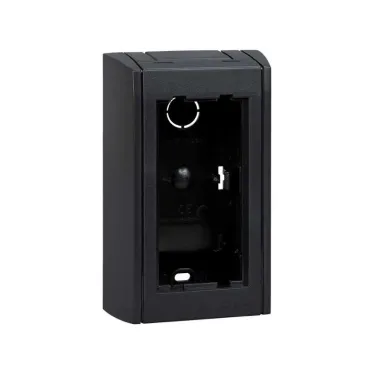 Simon Connect Блок настенный на 1 S-модуль Сима Про, поверхностный монтаж, графит | SBC100-14 | Simon