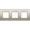 Livinglight. Рамка Air, немецкий стандарт 2+2+2 мод. Цвет ''Матовый титан''
