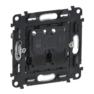 Valena Мех IN'MATIC Розетка 2-ая комп, RJ45, кат.6А UTP | 753045 | Legrand