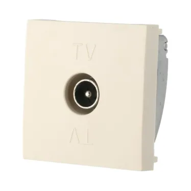 Розетка TV оконечная (бежевый) LK45 | 852101-1 | Ecoplast