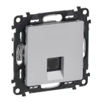                  Valena LIFE DIY Алюминий Розетка ТЛФ 1-ая (RJ11) | 753638 | Legrand
               