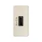 Зарядное устройство USB узкое 2.1А 230В цвета слоновая кость S27 | 2701097-031 | Simon