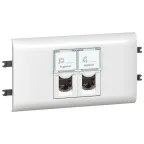 Розетка DLP под Кр.65 2XRJ45 Кат.6 UTP | 078663 | Legrand