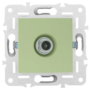 SKANDY Розетка TV оконечная SK-A12G мятный IEK