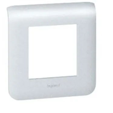 Рамка пластиковая 2 модуля Алюминий Mosaic 0 | 079302 | Legrand