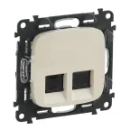                  Valena ALLURE DIY Сл.кость Розетка комп(RJ45) 2-ая 6 кат UTP | 753843 | Legrand
               