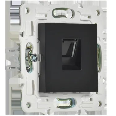 SKANDY Розетка компьютерная RJ45 кат.5E SK-K01Bl черный IEK