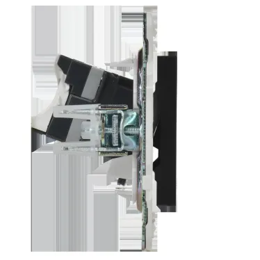 SKANDY Розетка компьютерная RJ45 кат.5E SK-K01Bl черный IEK