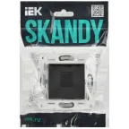SKANDY Розетка компьютерная RJ45 кат.6 SK-K02Bl черный IEK