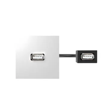 Simon S400 Модуль с адаптером, проходной USB мама/мама, белый, Simon 400 | 40001191-030 | Simon