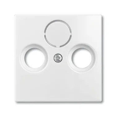 ABB Basic 55 Альп. белый Накладка TV-FM (SAT) розетки | 1724-0-4283  | 2CKA001724A4283 | ABB
