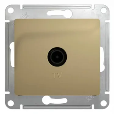 Glossa Титан TV Розетка проходная 4DB | GSL000492 | SE
