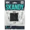 SKANDY Розетка с заземлением с защитными шторками 16А SK-R04Bl черный IEK