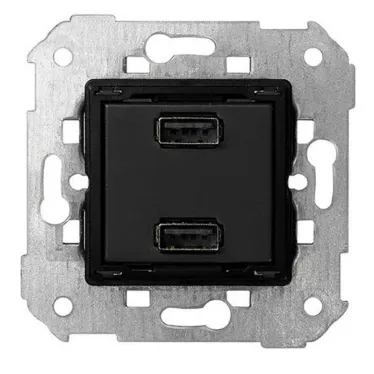 Simon 75 Механизм Зарядное устройство 2xUSB, 5 В, 2,1А | 7511096-039 | Simon