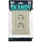 SKANDY Розетка 2-местная без заземления без защитных шторок для плоской вилки 10А SK-R03B стекло бежевый