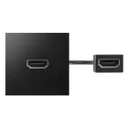                  Simon S400 Модуль с адаптером, проходной HDMI мама/мама, черный, Simon 400 | 40001194-038 | Simon
               