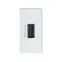 Зарядное устройство USB узкое 2.1А 230В белого цвета S27 | 2701097-030 | Simon