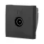 Розетка TV оконечная (черный бархат) LK45 | 852108-1 | Ecoplast