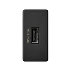 Зарядное устройство USB узкое 2.1А 230В цвета графит S27 | 2701097-038 | Simon