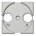                  Axolute Лицевая панель для розеток TV + FM алюминий
               