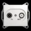 Glossa Белый TV-SAT Розетка оконечная 1DB | GSL000197 | SE