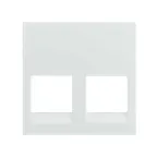 Simon S400 Адаптер без шторок 2 RJ45 Panduit, белый, Simon 400 | 40019189-030 | Simon