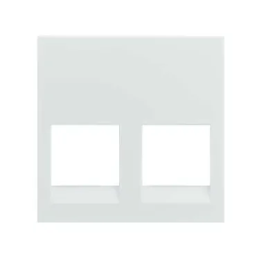 Simon S400 Адаптер без шторок 2 RJ45 Panduit, белый, Simon 400 | 40019189-030 | Simon