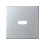 Simon 82 Накладка для коннектора HDMI v 1.4, "мама", S82 Detail, алюминий | 8201094-093 | Simon