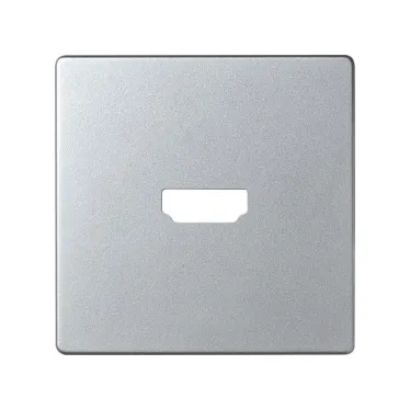 Simon 82 Накладка для коннектора HDMI v 1.4, "мама", S82 Detail, алюминий | 8201094-093 | Simon