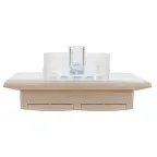 SKANDY Розетка 2-местная и крышкой 16А в сборе IP44 SK-R12Sa песочный IEK