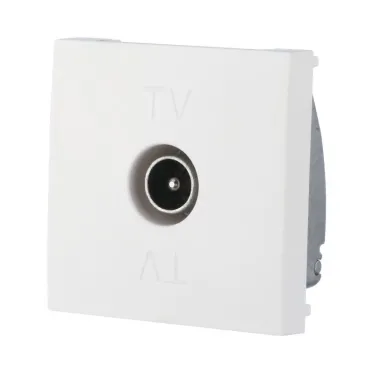 Розетка TV оконечная (белый) LK45 | 852104-1 | Ecoplast