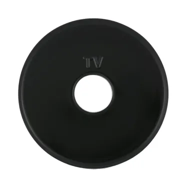 Накладка розетки TV (черный) Vintage | 885108-1 | Ecoplast