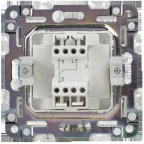 SKANDY Выключатель 1-клавишный проходной 10А SK-V02W арктический белый IEK