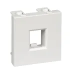 Altira Белый Плата лицевая W45 2 модуля 1xKeystone RAL9003 | RIN-144-B | SE