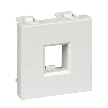Altira Белый Плата лицевая W45 2 модуля 1xKeystone RAL9003 | RIN-144-B | SE