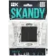 SKANDY Выключатель 2-клавишный 10А SK-V04Bl черный IEK