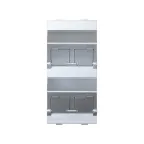 Simon Connect Наклонный адаптер на 4хRJ45 коннектора, S-модуль, алюминий | S80C-8 | Simon