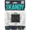 SKANDY Выключатель 2-клавишный проходной с индикацией 10А SK-V10Bl черный IEK