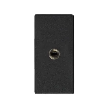 Simon 27 Розетка для подключения разъёма audio mini-jack (3,5мм), винтовое соединение, узкий модуль, S27, гра | 2701092-038 | Simon
