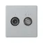 Розетка TV+SAT цвета алюминий K45 Connect | K130A-8 | Simon