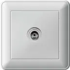                  Wessen 59 Белый Розетка TV оконечная (в сборе) | RTS-151-18 | Schneider Electric
               