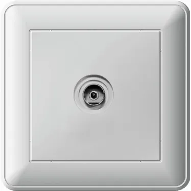 Wessen 59 Белый Розетка TV оконечная (в сборе) | RTS-151-18 | Schneider Electric