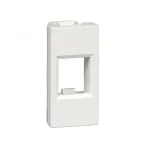 Altira Белый Плата лицевая W45 1 модуль 1xKeystone RAL9003 | RIN-145-B | SE