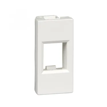 Altira Белый Плата лицевая W45 1 модуль 1xKeystone RAL9003 | RIN-145-B | SE