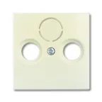 ABB Basic 55 Сл. кость Накладка TV-FM (SAT) розетки | 1724-0-4284  | 2CKA001724A4284 | ABB