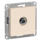                  AtlasDesign Бежевый Розетка TV проходная 4DB, механизм | ATN000292 | SE
               