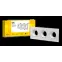 LIGHTING Светильник 4103 встраиваемый под лампу 3хMR16 квадрат пластиковый белый IEK